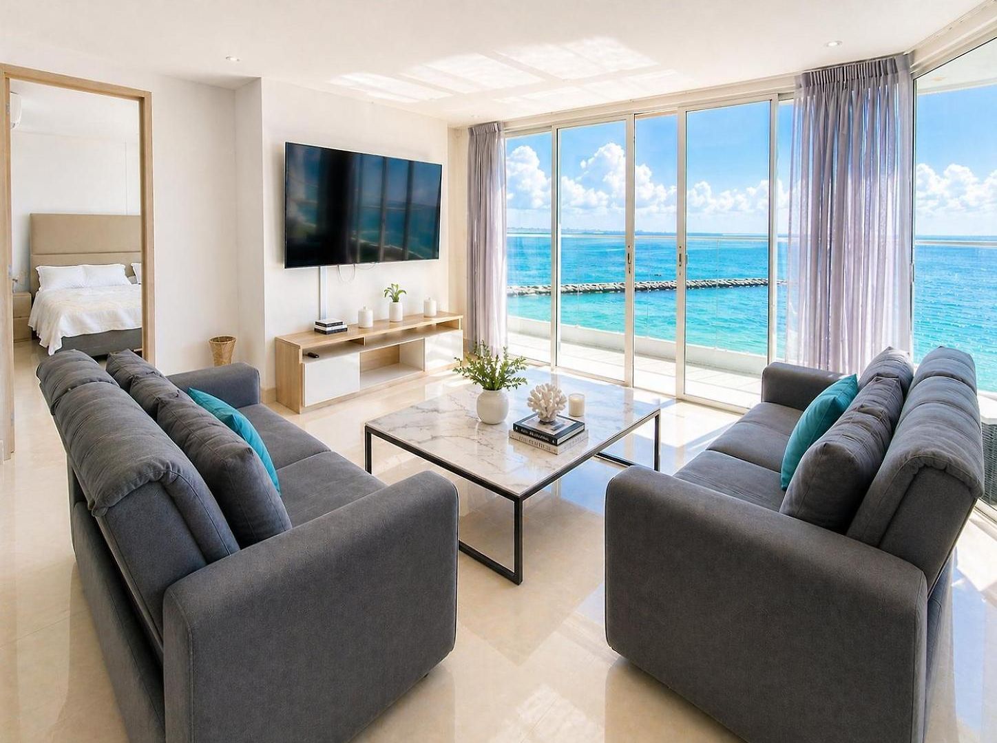 Exclusivos Con Vista Al Mar En Apartamento
